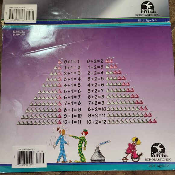 Scholastic The Hersheys Kisses addition and subtraction book lot - Picture 2 of 6